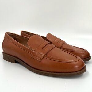 Cole Haan Havervill Penny Loafers in British Tan Leather Women’s Size 10